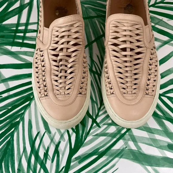Tory Burch Huarache 2 Slip On Leather Sneakers in Blush Size 9 - Picture 5 of 8